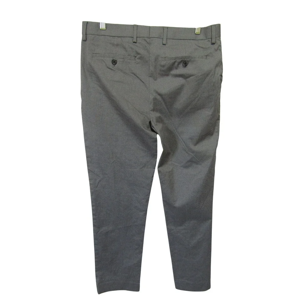 Banana Republic Slim Fit Chinos Mens 32x32 Gray Excellent Stretch‎ Cotton Pants